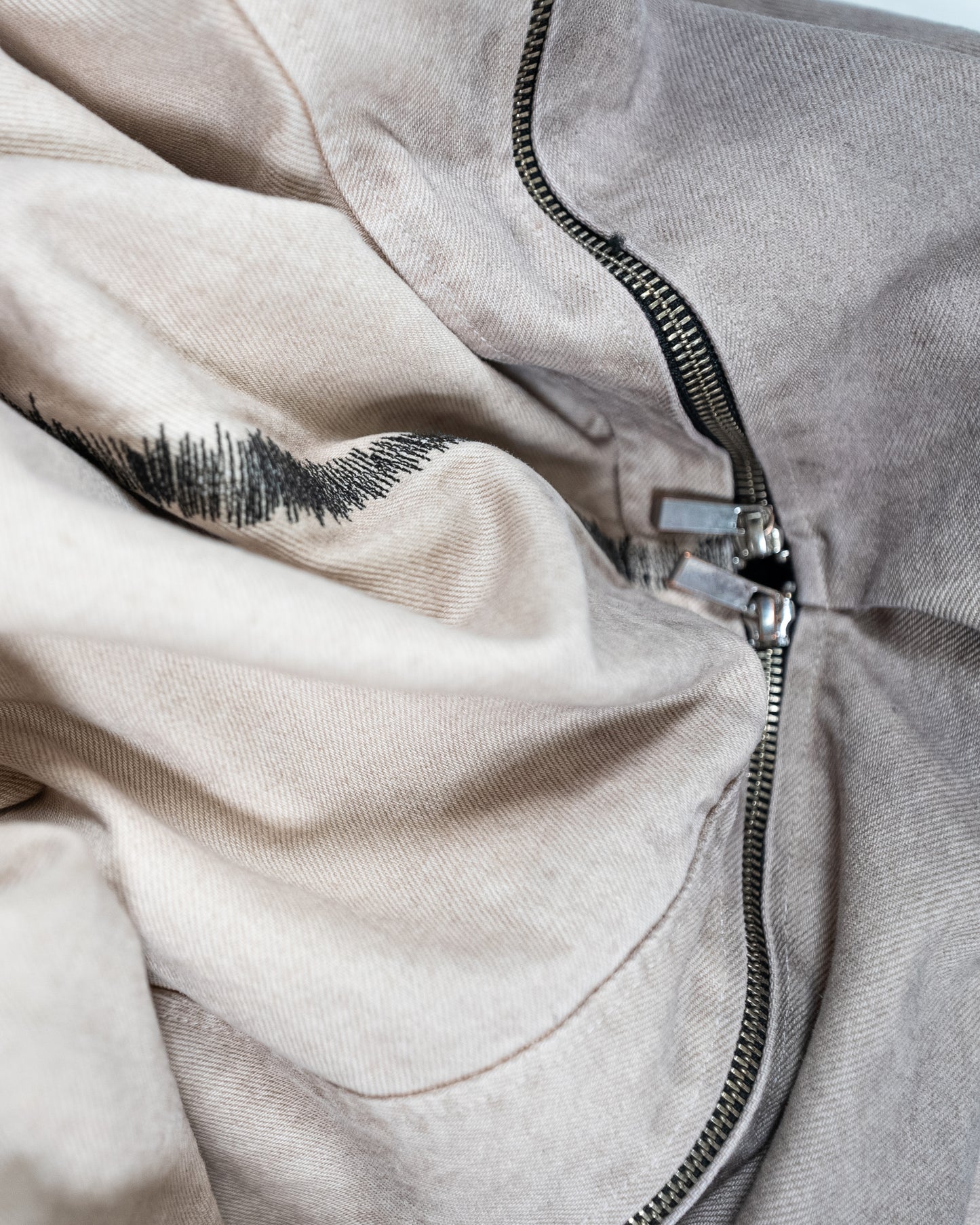 Medium "Burnt" Bomber Jacket