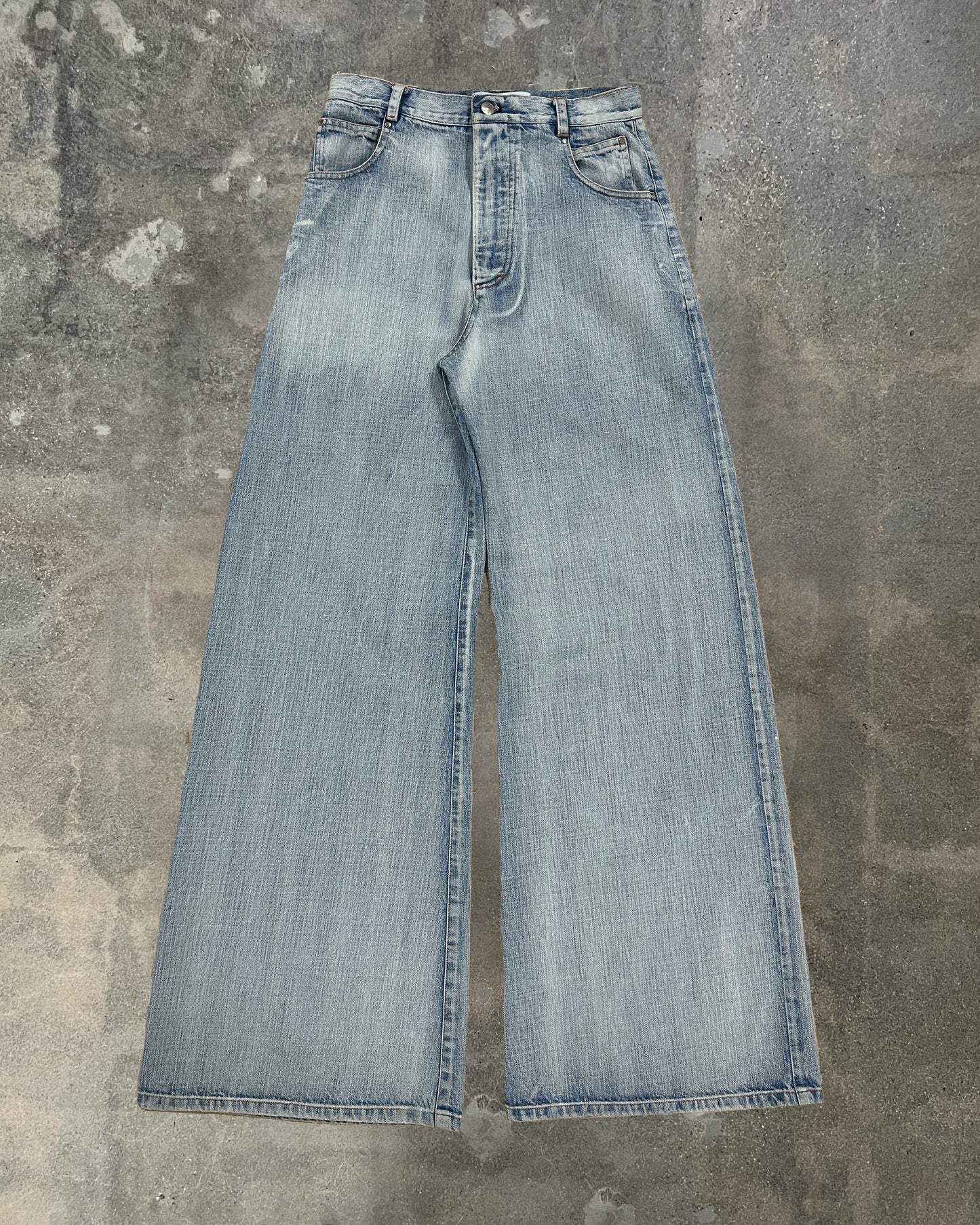 Size 28" Light Blue Washed Mushroom Trouser