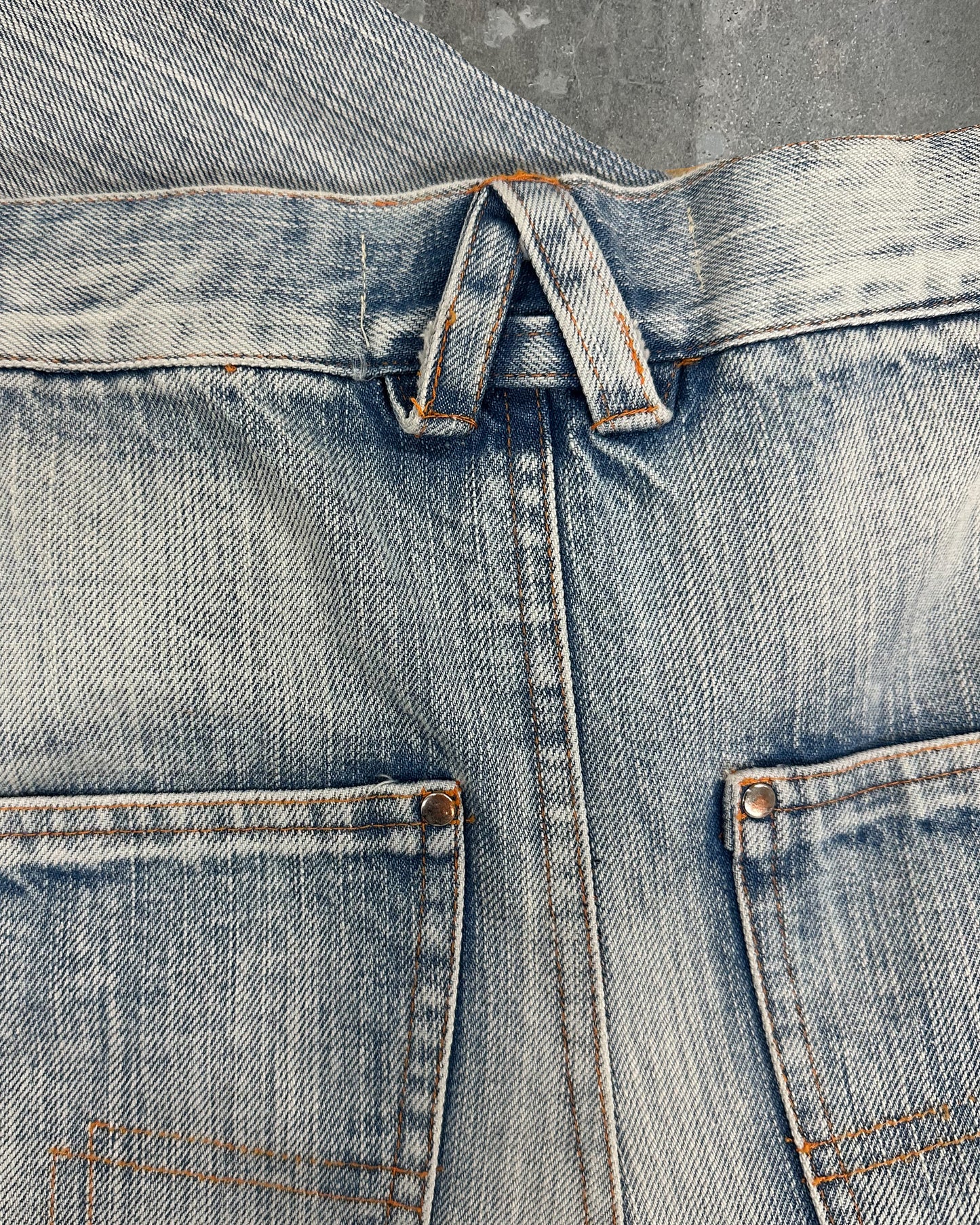 Size 28" Light Blue Washed Mushroom Trouser
